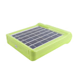 Portable Solar Camping Lantern LED Light Rechargeable 1200mAh Battery Green V1294-YM0901-3117250047311