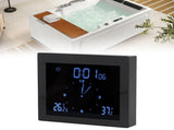 Digital Alarm Temperature Humidity Display Clock Indoor Table Timer Multifunctional for Household V1294-YM0718-3115200148111