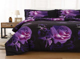 Rose Golden Hour Comforter Set Aesthetic 3Piece Bedroom Mood V745-MAB01055AJ3