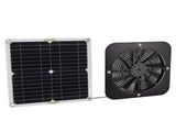 13.5 Inch Solar Powered Fan 100W Round Effective Cooling Solar Panel Fan Kit For Greenhouse Chicken V1294-YM0706-3113230242011