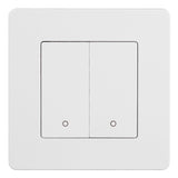 Smart Light Switch for Zigbee 2 Gang Timing Dimming Reverse Dual Control Smart Switch Panel V1294-YM0521-3114230019511