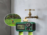 2 Outlet Sprinkler Timer, Water Timer, Programmable Garden Hose Timer with Rain Delay, Manual& V1192-AZ-W-2812
