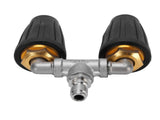 Pressure Washer Double Turbine Nozzle 1/4 Inch Stainless Steel 4000psi Double Rotating Turbo Nozzle V1294-YM0901-3111250011312