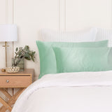 MULBERRY SILK PILLOW CASE TWIN PACK - SIZE 51X76CM - MINT ABM-204375