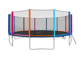 Everfit 16FT Kids Trampoline Rebounder with Enclosure Net Storage Bag TRAMPO-C-16FT-MC-ABC