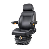 Giantz Tractor Seat Forklift Excavator Truck Universal Backrest Chair PU Leather TS-ADJUST12-BK-AB