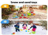 Keezi Kids Sandpit Beach Toys Set Wheelbarrow Shovels Animal Molds Sand Play PLAY-SAND-CAR