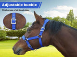 Adjustable Cow Halter with Lead Rope - All-Purpose Livestock Halter for Cattle, Calf, Donkey, Goat, V1192-AZ-W-2869