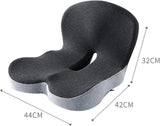 Ergonomic Memory Foam Seat Cushion with Lumbar Support and Tailbone Protection for Office Chairs, V1188-MS-325-0090