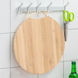 34x34x3cm Bamboo Cutting Board Kitchen Chopping Board for Cutting Vegetables Fruits Bones V1294-YM0901-3118200070711