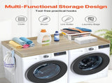 Washer Dryer Countertop, 54" x 27" Wooden Washer and Dryer Countertop, Water-Resistant Laundry V952-XYTM54INCHXM3W0PHV0