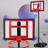 Everfit 2.6M Basketball Hoop Stand System Portable Kid BAS-HOOP-260-RDBK