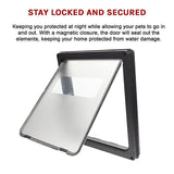 Extra Large 2 Way Lockable Cat Dog Pet Flap Door V63-822821