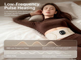 EMS Red Light Pulse Massage Belt with Heat, Portable Wearable Muscle Stimulator for Waist, Arm and V1341-ZY-KLN4LKUB-A