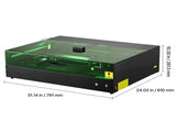 Laser Engraver, 20W, Laser Engraving and Cutting Machine with Enclosure Camera, Laser Cutter, 36000 V952-FBSJGDKJ20W52ONY0001V3