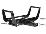 X-BULL Winch Cradle Mounting Plate Bracket Foldable Steel Bar Truck Trailer 4WD Universal For 9000 V211-AUEB-WP009