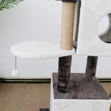 CATIO Deluxe Multi-Function Three-Level Dual Cat Scratching Tree 141cm V390-C19076