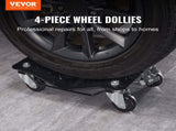 Car Dolly Wheel Tire Dolly 4 PCS Heavy Duty Skate Auto Repair Dolly 6000LB V952-ZHSKU00000000000021