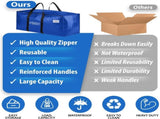 Heavy Duty Moving Bags or Storage Bag, 6 Pack Large Moving Boxes with Backpack Straps, Zippers & V1258-DP02-C-1316