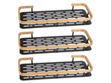 Shower Storage Rack 3 Layers Punch Free Rectangle Aluminum Shower Shelf Basket for Home Bathroom V1294-YM3112220070412-0421
