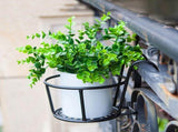 Iron Hanging Flowerpot Portable Flower Pots Metal Garden Flowers Bucket V1294-YM0717-10103124