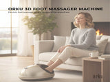Orku 3D Foot Massager Machine - Home Heat Massage Kneading Air Compression Gold V238-SUPDZ-42153567430