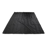Drum Set Cover Silver Coated 420D Oxford Cloth Folding Furniture Dust Cover for Indoor Outdoor Black V1294-YM0717-3111220222211