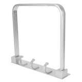 Collapsible Bathroom Rack with Row Hooks Multifunctional WallMounted Towel Shelf Holder for Home V1294-YM0901-3112210064511