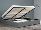 Artiss Bed Frame Queen Size Gas Lift Base Grey TOKI BFRAME-E-TOKI-Q-GY-AB