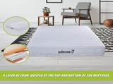 Contour Encased Coil Queen Mattress Hybrid Support with CertiPUR-US Certified Foam Comfort Layers V63-818753