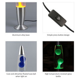 AC110V 25W LED Desk Lamp Jellyfish Atmosphere Light E14 Base Socket Holder for Bedroom Living Room V1294-YM0901-L2831G-US