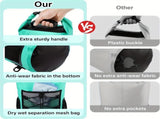 25L Large Capacity Waterproof Backpack Double Layer Rainproof Dry Wet Separation Abrasion Resistant V1232-GZD001