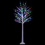 1.7M Christmas Tree 120 RGB LED Lights Jingle Jollys XMAS-TWIG-RGB-6FT-DIMMABLE