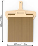 Pizza Smart Slide Magic Pizza Pizza Slide, Pizza Paddle with Handle - Sliding Pizza Shovel Slide, V1188-YT-A-536