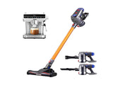 Devanti K7 Cordless Stick Vacuum Cleaner plus Coffee Maker Machine Espresso VAC-K7-GD-CM-06-SS