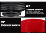 HOOWIFFY Traditional Japanese Miso Soup Bowl Set, Round Black Ceramic, 10x10x9.5cm, Perfect for V1189-WXFWAL-20260326-02408