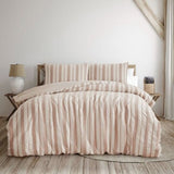 Ardor Seersucker Quilt Cover Set Lisbon Shell King V442-INT-QUILTCS-LISBON-SHELL-KI