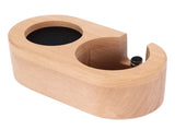 Coffee Filter Tamper Holder 58mm Aperture Coffee Knock Box Wood Texture Wooden Coffee Tamping V1294-YM0523-3113220050611