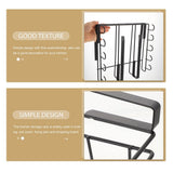 Cookware Organizer for Cabinet Storage Holder Black Carbon Steel Simple Design 1Set V1192-AZ-W-27449