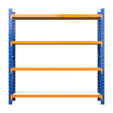 Giantz 2Mx2M Garage Shelving Warehouse Rack Pallet Racking Storage Shelf Blue WR-F-20205-200BO-ABC