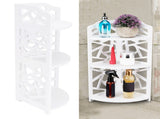 3 Tier Small Corner Shelves Plant Standing Rack for Small Spaces Bathroom Bedroom Organizer V1294-YM0901-3116200053511