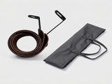 Universal Bicycle Rain Protection Kit - Rollable Brown TPE Mudguards & Black Waterproof Handlebar V888-ELOSUNG56550