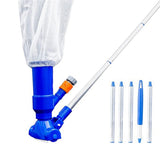 Pool Vacuum for above Ground Pool, Handheld Swimming Pool Jet Cleaner, Leaf Vacuum Kit with 5 V1192-AZ-W-21988