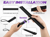 Extendable Shower Squeegee - Up to 120 CM - With Hanging Hook and Squeegee Cloth - Floor Squeegee / V1188-MS101-01194-1