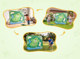 Keezi Kids Golf Chipping Game Set with Stand, 24 Sticky Balls, Adjustable Club & 2 Hitting Mats for KGS-C24-GR