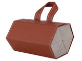 6 Slots Foldable Sunglasses Eyeglasses Travel Organizer Case Container Hanging HolderBrown V1294-YM0901-3117200181112