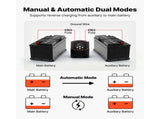 Dual Battery Isolator, 12V 300 Amp, Manual and Automatic VSR Voltage Sensitive Relay with LCD V952-SDCGLJDQDJQS8Q4OL001V9