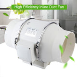 High Efficiency Inline Duct Fan Air Extractor Bathroom Kitchen Ventilation System 80W V1294-YM0901-DE-JY10737-02