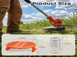15 Pack Weed Eater String and 4 Pack Weed Eater Replacement Spool Cap Covers Compatible with V1258-DP02-C-882