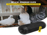Hardware Cloth, 48" x 50' & 1"x1" Mesh Size, Galvanized Steel Vinyl Coated 16 Gauge Chicken Wire V952-YXHJWHSBDDWC4TJ89V0